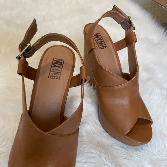 Mix no6 Camel Wedges Size 10 - Picture 4 of 14